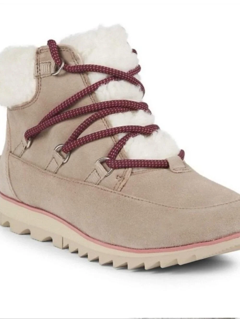 Harlow Lace Cozy [Omega Taupe, A.Fossil] Size 7